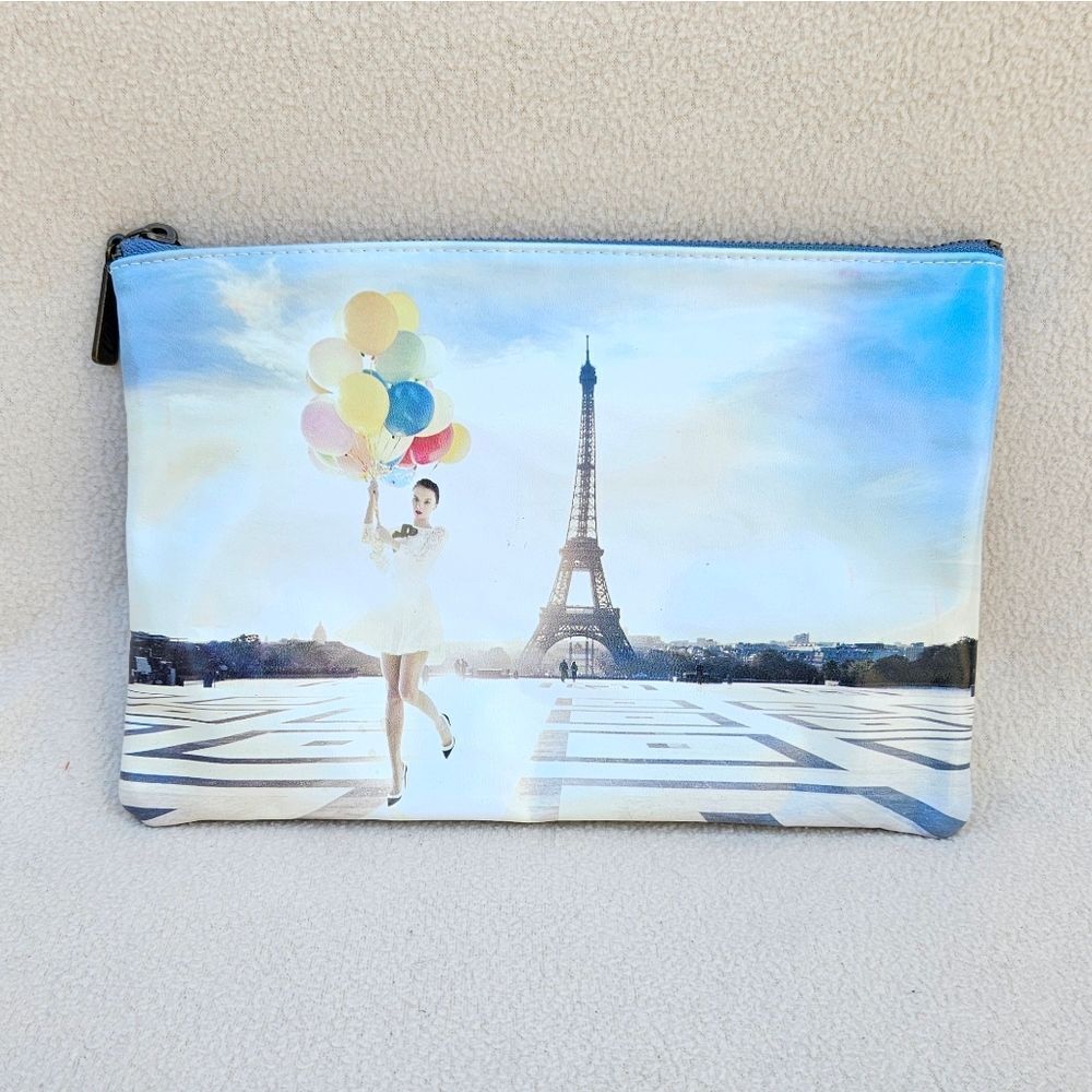NWOT Catseye London Colorful Balloon Paris Pouch